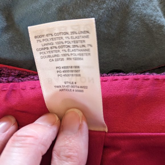 Aritzia Babaton Kinsley Mini Skirt in Elixir Purple size 4 - Picture 12 of 13